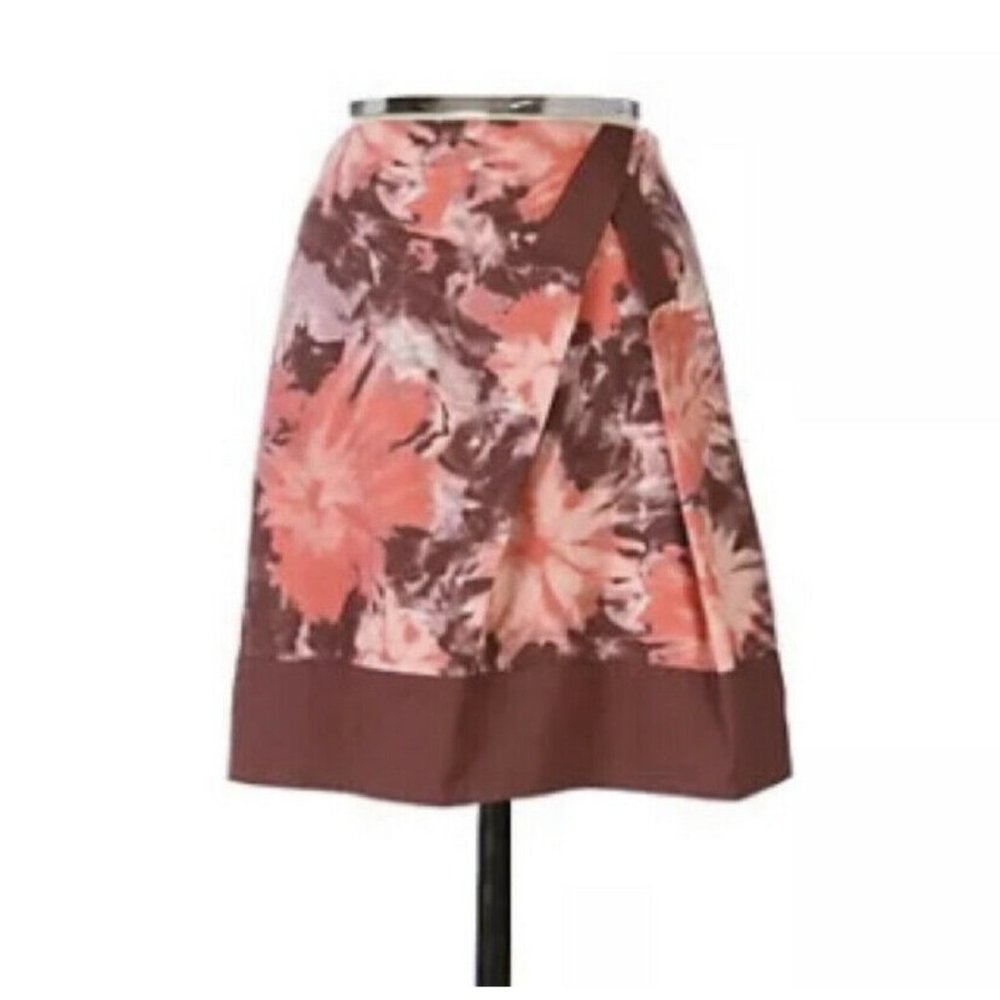 Anthro Elevenses Floral Helenium Field Skirt 6 - Picture 2 of 7